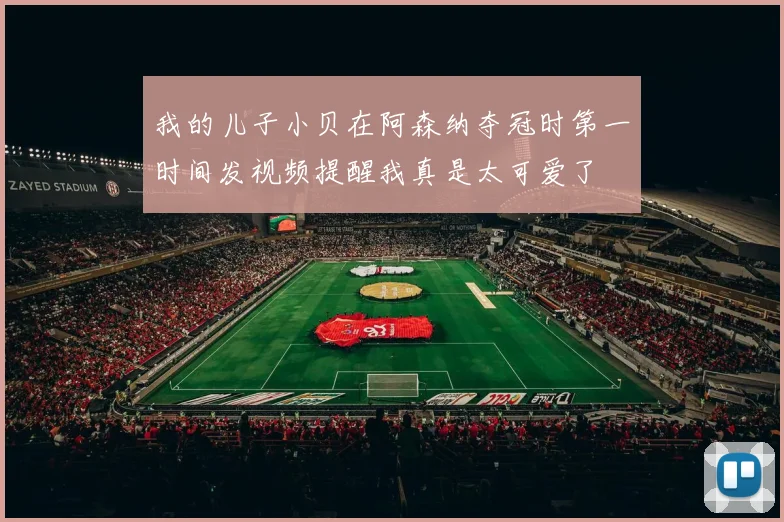 我的儿子小贝在阿森纳夺冠时第一时间发视频提醒我真是太可爱了